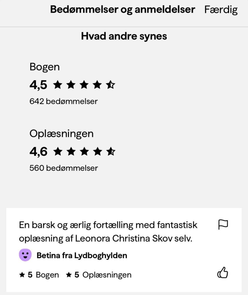 Den der lever stille lydbog anmeldelse