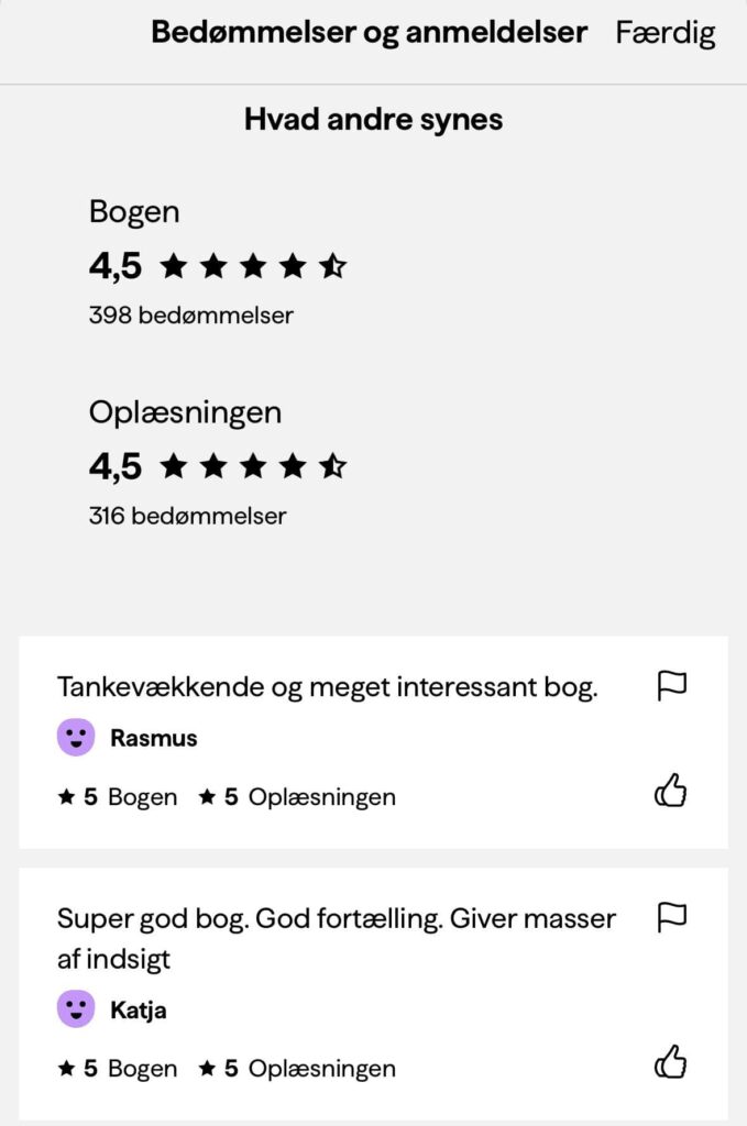 Det hele handler ikke om dig lydbog anmeldelser