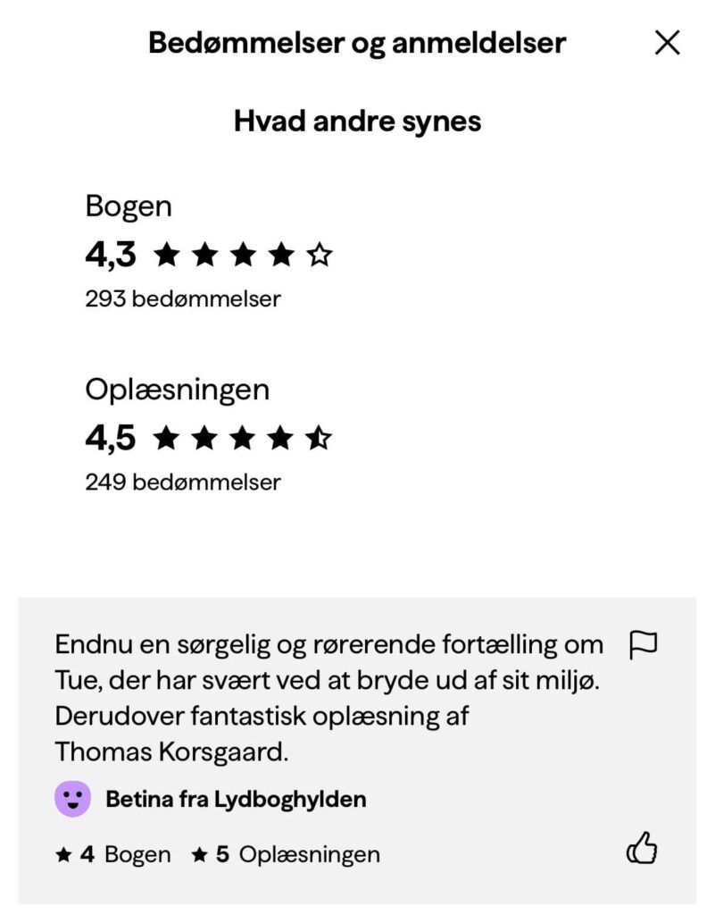 En dag vil vi grine af det lydbog anmeldelse