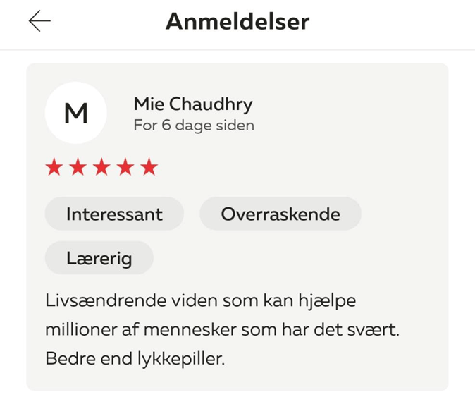 Bog & idé app anmeldelser fra andre lyttere