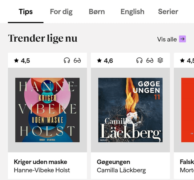 BookBeat andre brugeres bedømmelse